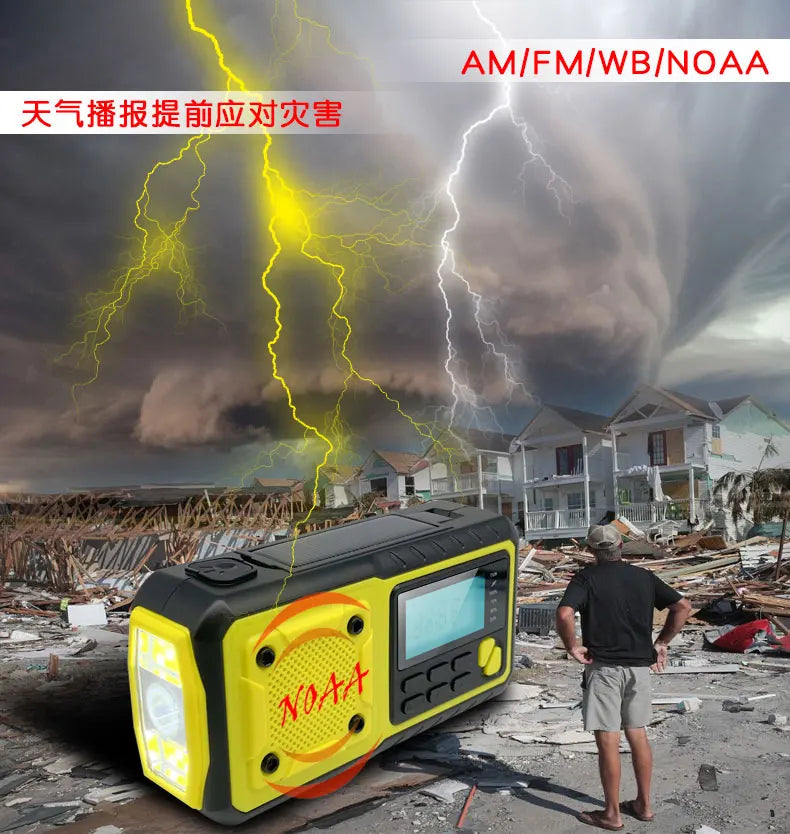 5000mAh Emergency NOAA Weather Radio