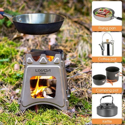 Folding Wood Camp Stove