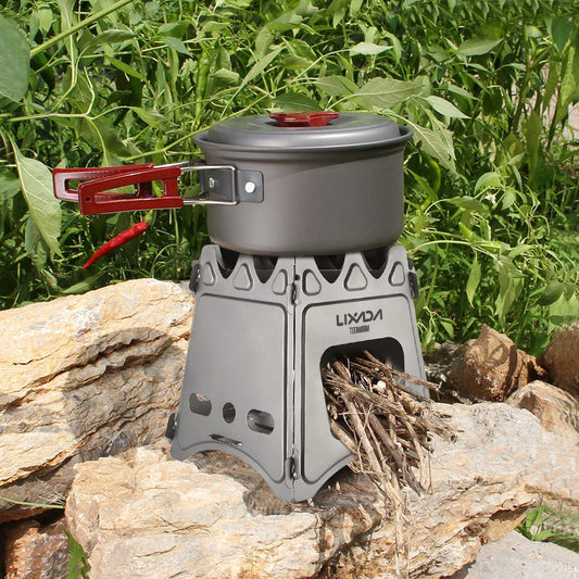 Folding Wood Camp Stove